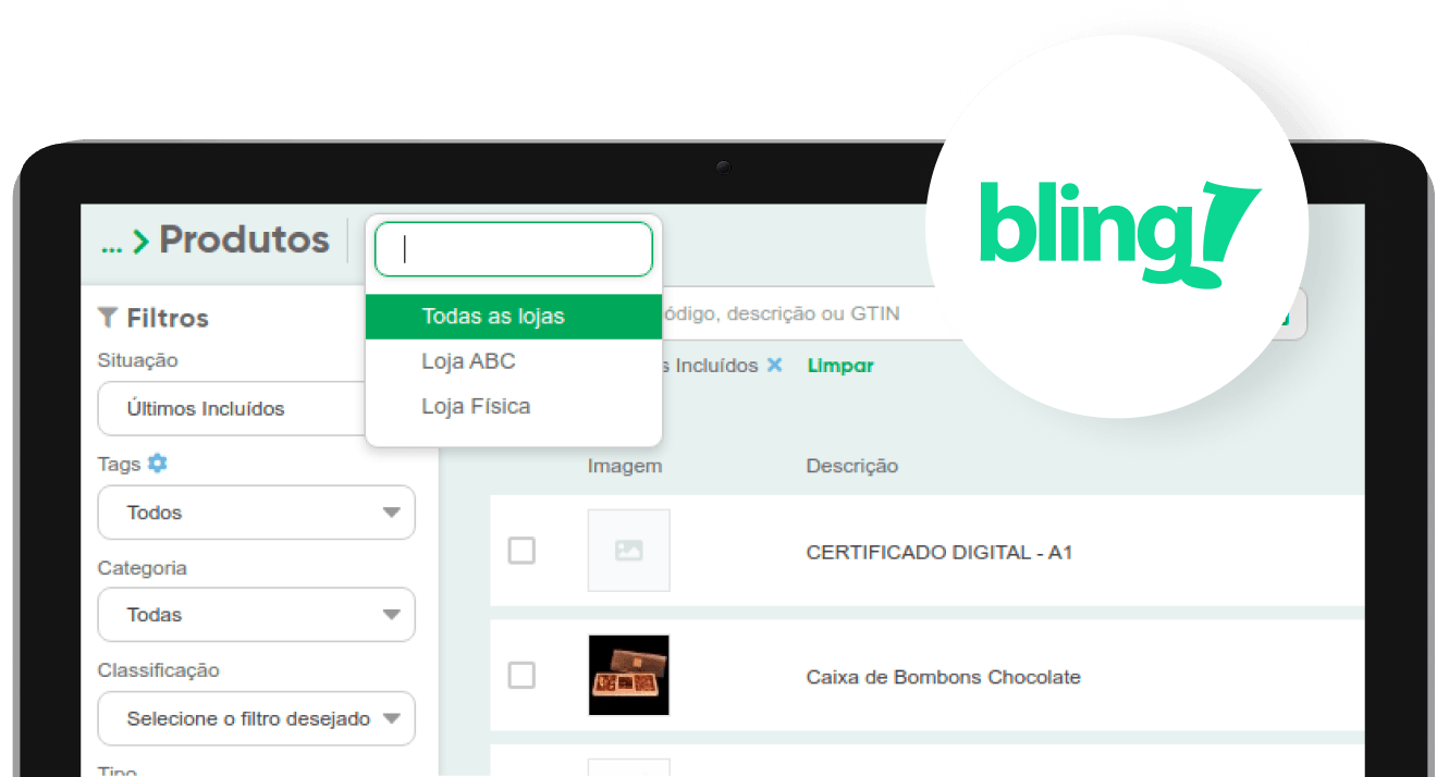 Imagem do Bling ERP